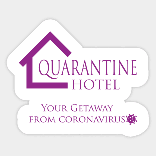 Quarantine Hotel Sticker